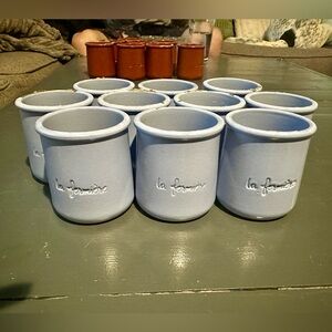 11 blue La Fermiere pots